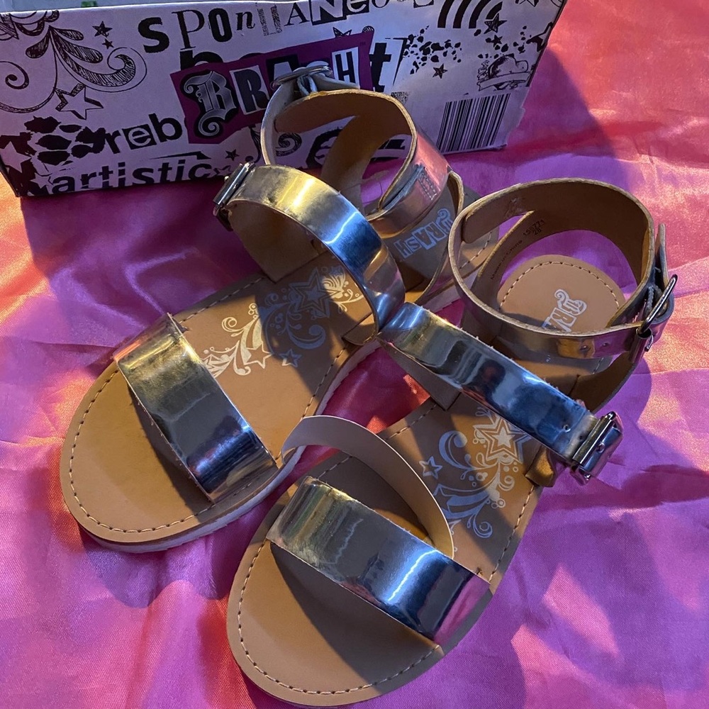 Silver Sandals